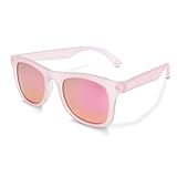 Jan & Jul Kinder UVA UVB-Schutz Flexible Sonnenbrille für Mädchen (Mittel: 2-6 Jahre, Frostiges Lavendel Aurora)
