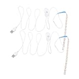 ELAYARD 2 Stück LED Lichtstreifen USB Powered Dimmbar Flexibel Selbstklebend Lichtleiste für Nähmaschine Arbeitsleuchte mit Touch Vielseitige LED Leiste für Schrank und Arbeitsplatz
