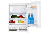 Amica UKSX 361 911 / Unterbau-Kühlschrank mit Gefrierfach / 820 mm Nische/Festtür-Technik/elektronische Steuerung/Inverter-Motor