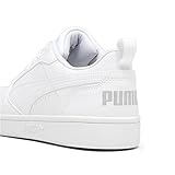 Puma Unisex Adults Rebound V6 Low Sneakers, Puma White-Cool Light Gray, 46 EU