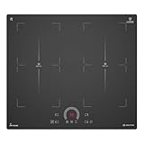 KKT KOLBE 60cm Anti Scratch Induktionskochfeld kratzbeständig | Autark | 8,2 kW | 4 Kochzonen | 9 Stufen | 2 Flexzonen | Rahmenlos | Schnellaufheizung | Automatik-Timer | IH85904FZS