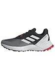 adidas Herren Terrex Soulstride Trail Running Shoes Trailrunning-Schuhe, Grey Four/Dash Grey/Pure Ruby, 43 1/3 EU