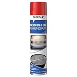 SPEEDAP Backofen- und Grillreiniger | 500 ml Schaum | kraftvoller Reiniger und Fettlöser für Backofen, Grill, Herdplatte, Ceranfeld und Kaminglas | löst selbst stark eingebrannte & rußige Verschmutzun