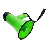 Abaodam Handmegaphon Lautsprecher Werbung Spielzeughupe Rote Megaphon-Requisite blaues Megaphon tragbare Megaphone Megaphon Megafon wiederaufladbar Rosa Megaphon Abs Green