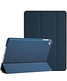 ProCase Hülle für iPad Air 2 (2014 Release), Leichte Stand Schutzhülle Shell mit Translucent Frosted Rückhülle,Automatischem Schlaf/Aufwach, Case Cover für iPad Air 2 (A1566 A1567) -Navy
