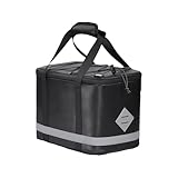 Fahrradträgertasche, isolierter Fahrradkoffer-Kühler, kratzfeste, wasserdichte Aufbewahrungstasche, tragbare Thermotasche, große Kapazität, Organizer für Straße, Mountainbike, Motorrad, Touren