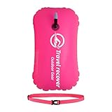 Schwimmboje – Offenes Wasser | Wilde Schwimmtasche | Sicherheit schwimmen und Drybag | Schwimmboje mit verstellbarem Taillengürtel | Einzelluft-Drybag für Schwimmer, Sportler, offene Gewässer