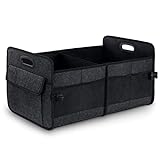 bonsport Kofferraumtasche faltbar mit Klett - Auto Kofferraum Organizer zum Aufbewahren und Verstauen - Aufbewahrungsbox Kofferraum Box