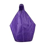 VALICLUD Fahrrad Poncho Fahrradponcho Regenjacke Herren gelber Regenmantel Regenjacke für Herren Regenanzug für Herren Regencape Fahrrad regenponcho für Fahrrad Regenmantel Fahrrad Violett