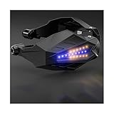 Motorrad Handschutz Für XR650R Für Twister 250 XR250 Für Shadow VT750 DAX 70 Motorrad Handprotektoren Schutz Lenker Schild Mit Licht Lenkerschutz(Multicolor)