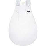 Alvi Baby Mäxchen Außensack Schlafsack im SET mit Babylöffel DeinKinderland Ganzjahresschlafsack | Babyschlafsack | Sommerschlafsack | Winterschlafsack (blue dots, 68-74)
