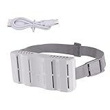 Generisch Tragbarer Hüftventilator Wiederaufladbar | Tragbarer Körperventilator Mit Hüftclip,Aufladbarer 3-Stufen-Ventilator Für Camping, Reisen, Bauarbeiten, Lagerhallen & Outdoor-Aktivitäten