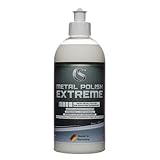 Car Sense Metall Polish Extreme [250ml] - Hochglanz-Veredelungsmasse für Chrom, Edelstahl, Aluminium und mehr - Entfernt Rost, Oxidation und Korrosion