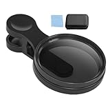 Phone Lens Filter - Phone Lens Polarizing Filter | Mobile Camera Lens Filter with Storage Box | Circular Lens Filter 52mm Polarizing Filter | Glass Multi-Coated Filter Kit with Cloth for Lens