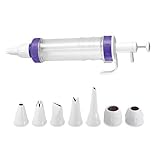 FIBOUND Keksmaschine Keks-Presse Glasurspritze Multifunktionale Keks-Presse Creme-Spritzspritze Zur Herstellung Von Desserts, Cupcakes, Donuts, Cookies und Pasteten