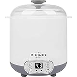 Browin 801013 Multifunktionales Gerät Käse und Joghurt mit 1,5 L Thermostat, weiß, grau, Mittler