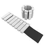 Knöchel- und Handgelenkgewichte Set, verstellbares Knöchelgewichte für Frauen – 2 x Silikon-Gewichtsmanschette | Pilates-Ausrüstungsarmband aus Silikon für Aerobic, Physik