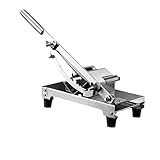 IUYIXWFP Handbuch gefrorener Fleischklimaanlagen, Befen verbesserter Edelstahl -Fleischschneider Rindfleisch Hammelbrötchen für Heißtopf -Slicer -Schnittmaschine zum Hauskochen von Hot Pot