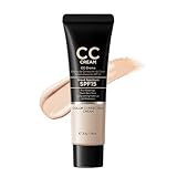 Color Correcting CC Cream, Farbkorrektur CC Creme mit LSF 15, Voll Deckende Foundation, Feuchtigkeitsspendend & Wasserfest Concealer, Skin Tint mit Makellos Finish, Samtiger Hauteffekt, Alle Hauttypen