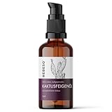 Kaktusfeigenkernöl 50ml 100% Rein & Natürlich Kaltgepresst - Bestes natürliches Gesichtsserum der Welt - Verlangsamt die Zellalterung - verringert die Faltentiefe - macht die Gesichtshaut elastisch