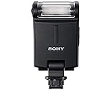 Sony HVL-F20M Kompaktblitz (Leitzahl 20 - 50mm Objektiv, ISO 100 für Multi-Interface Zubehörschuhsystem), Schwarz