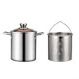 Effizienter Brattopf mit Edelstahl-Design und komfortablen Griffen zum Kochen