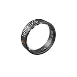 Wizvox 2025 Smart Ring Android Mit Bildschirm, Mit Herzfrequenz/SpO2/Schlafmonitoring/Schrittzähler/Kalorienzähler Mehrere Sportmodi, Wasserdicht Leichtere, Für iOS/Android. R90727,Black-#11