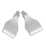 SOLUSTRE 2 Stück Blasdüse Düsen Fächerförmige Düse Aluminiumlegierung Silver