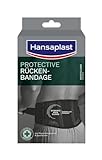 Hansaplast Protective Rücken-Bandage, stützende Bandage mit individuellem Kompressionslevel, Rückenbandage mindert Schmerzen, Einheitsgröße – Verstellbar