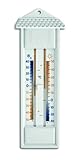 TFA Dostmann Analoges Maxima-Minima-Thermometer, geeignet für innen und außen, wetterfest, L 80 x B 32 x H 232 mm