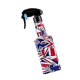 GALPADA Handdruck Sprühflasche mit Retro Graffiti Design für Friseursalons Pflanzenpflege und Kosmetik Leicht Langlebigem Kunststoff Auslaufsicher Hochdruck Zerstäuber Wiederverwendbar