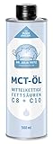 napfcheck MCT Öl - mittelkettige Fettsäuren C8 und C10 - für Hunde und Katzen - 500 ml