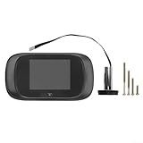 Digitaler Türspion mit Nachtsicht und 20,3 cm LCD-Display, geeignet für Türstärken 35 110 mm und Blende 14 30 mm