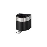 Enders® Grill MAGS® Flaschenhalter, modernes Design mit Edelstahlblende, Starke Magnete für sicheren Halt, Befestigung dirket und flexibel am Grill, B10,5 x T10 x H10,5 cm #7714