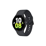 Samsung Galaxy Watch5 Smartwatch, Gesundheitsüberwachung, Fitness-Tracker, langlebiger Akku, Bluetooth, 44 mm, Graphit, 3 Jahre Garantie