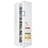 Exquisit Gefrierschrank NoFrost, Tiefkühlschrank groß, 194 Liter, Alarm-Funktion, 4-Sterne-Gefrieren, Schnellgefrieren, LED-Display, GS5271-NF-H-010D weiss