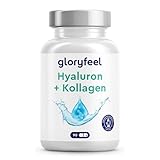 Hyaluron Kollagen Kapseln - Mit Biotin, Vitamin C (aus Acerola), Zink, Selen & Bambusextrakt - Hochdosierter Haut-, Haare-, Nägel-Komplex - 90 Stück für 1 Monat - Hoch bioverfügbar - Laborgeprüft