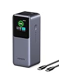 UGREEN Nexode 20000mAh Powerbank 130W Max Schnellladung, USB-C PD 3.0 Input/Output, Digitaldisplay, kompatibel mit iPhone 16/15 Pro Max, Galaxy S24 Ultra, MacBook Pro, Dell und mehr