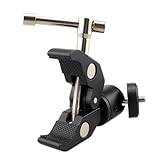 HEALSOPTHY Kugelkopf Kamera Halterung Drehbar Hot Shoe Mount Adapter Schraube für DSLR Mikrofon Camcorder LED Licht Robustes Aluminiumlegierung Zubehör