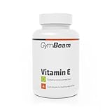 GymBeam Vitamin E Kapseln - Hochdosiert mit Tocopherol und Antioxidantien, Schutz der Zellen vor oxidativem Stress, Nahrungsergänzungsmittel zur Unterstützung der Gesundheit und Vitalität, 60 caps