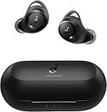 soundcore A1 In Ear Sport Bluetooth Kopfhörer, Wireless Earbuds mit Individuellem Sound, 35H Wiedergabe, Kabelloses Aufladen, USB-C Charging, IPX7 Wasserschutz, Tastensteuerung