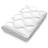 Siebenschläfer Sommerdecke 135x200 cm - dünne und leichte Bettdecke für den Sommer (135 x 200 cm - leichte Sommer-Bettdecke)