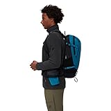 Mammut Lithium 15 | Kleiner Outdoor Rucksack, Wanderrucksack für Damen und Herren, Leichter Sportrucksack, Zum Trekking und Wandern, Trinksystem-Kompatibel | Black Sapphire, 15l