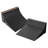 Alasum Kunststoff Skateboard Park Hindernis 2 Pack Rampe Jungen Und Mädchen-freundliche Skate Für Finger