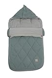 KAISER 65784556 ANNY Sommer Fußsack, Perfekt für warme Tage geeignet, 6-36 Monate, Fb. slit green