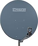 Schwaiger SPI1000.1 Aluminium Offset-Antenne 100 cm (39,4 Zoll) anthrazit