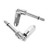 Vaguelly 2 Stück Hydraulische Heber wagenheber Bodenbuch -Zubehör Stahl Silver
