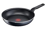 Tefal C38508 XL Force Bratpfanne 32 cm| Antihaftversiegelung| widerstandsfähig| robust| Thermo-Signal |nicht induktionsgeeignet| Diffusion Base Pfannenboden | extragroße Form | stabiler Griff| Schwarz