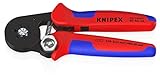 Knipex Selbsteinstellende Crimpzange für Aderendhülsen mit Seiteneinführung (0,08 - 10 mm²) brüniert, mit Mehrkomponenten-Hüllen 180 mm 97 53 14