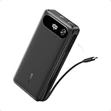 Anker Powerbank, 20.000mAh tragbares Ladegerät mit integriertem USB-C-Kabel, 87W Max Schnelllade-Akku, 1 USB-C und 1 USB-A, für MacBook, iPhone 16/15/14 Serie, Samsung, Switch, und mehr